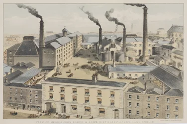 View of Messrs. John Power & Sons Distillery, Johns Lane, Dublin